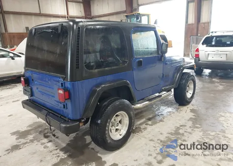 1998 Jeep Wrangler Se из США, поврежденный, VIN 1J4FY29PXWP769503